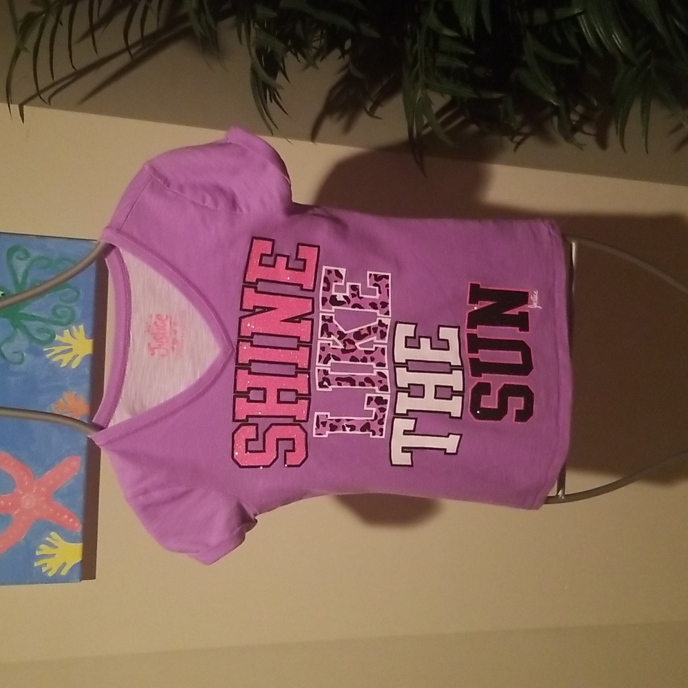Justice top girl's size 8